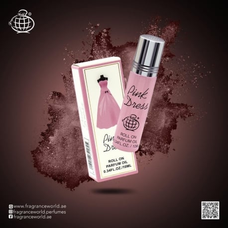 Aliejiniai kvepalai Fragrance World Pink Dress moterims, 10ml. Lattafa Kvepalai - 1