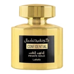 TT Kirke (Lattafa Confidential Private Gold) aromato arabiška versija moterims ir vyrams, 100ml, EDP