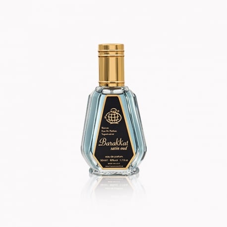 Satin Oud (Barakkat Satin Oud) aromato arabiška versija moterims ir vyrams, EDP, 50ml Fragrance World - 1